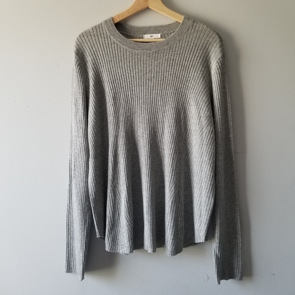 BP. Nordstrom Heather Gray Easy Ribbed Sweater Crew Neck 1X - Picture 8 of 10